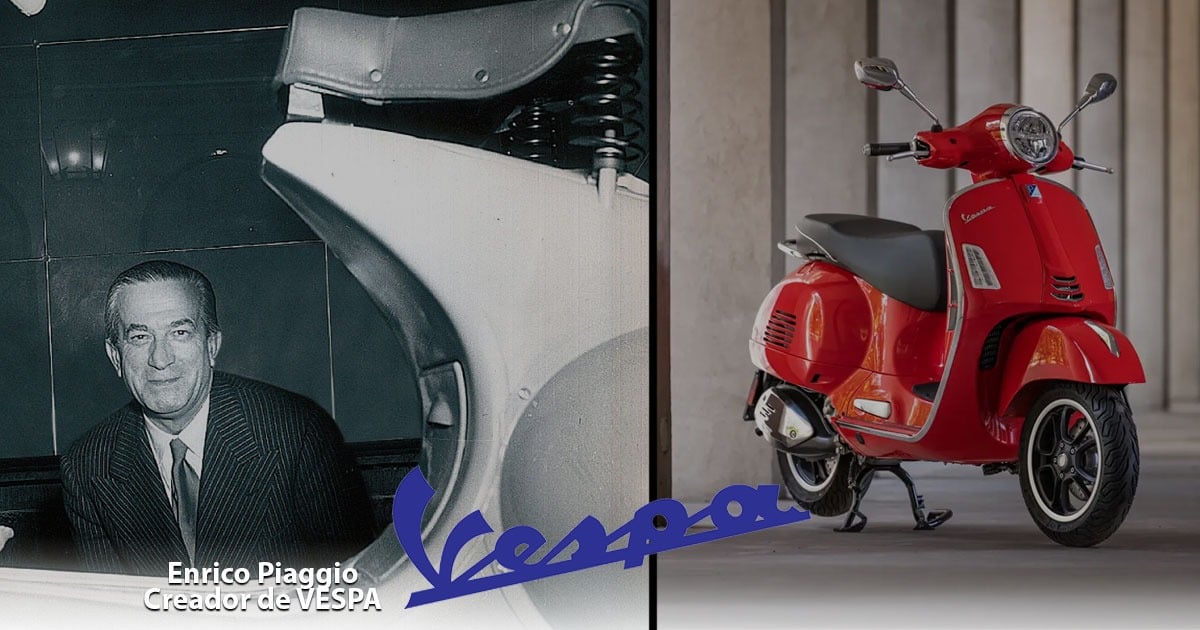 Vespa, la icónica moto italiana inventada por un ingeniero de aviones que nunca pasa de moda