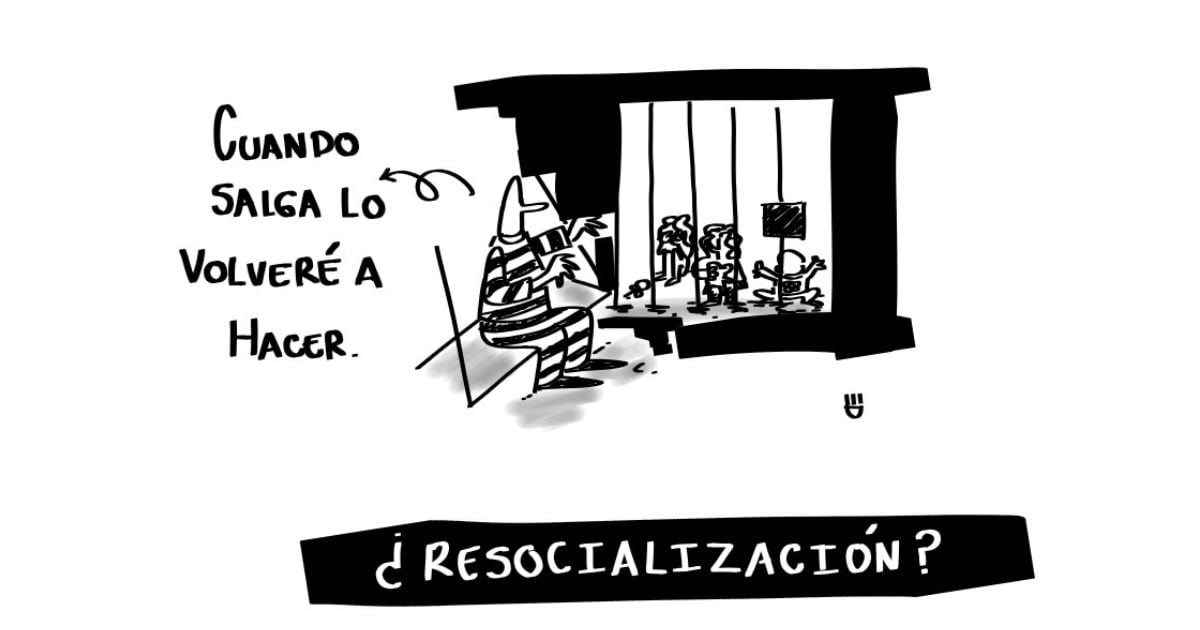 Caricatura: ¿Resocialización?