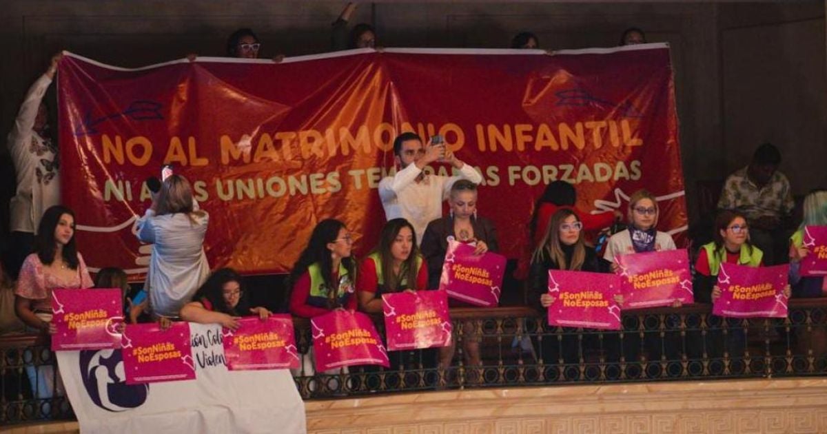 Instan al Senado para que elimine el anacrónico matrimonio infantil