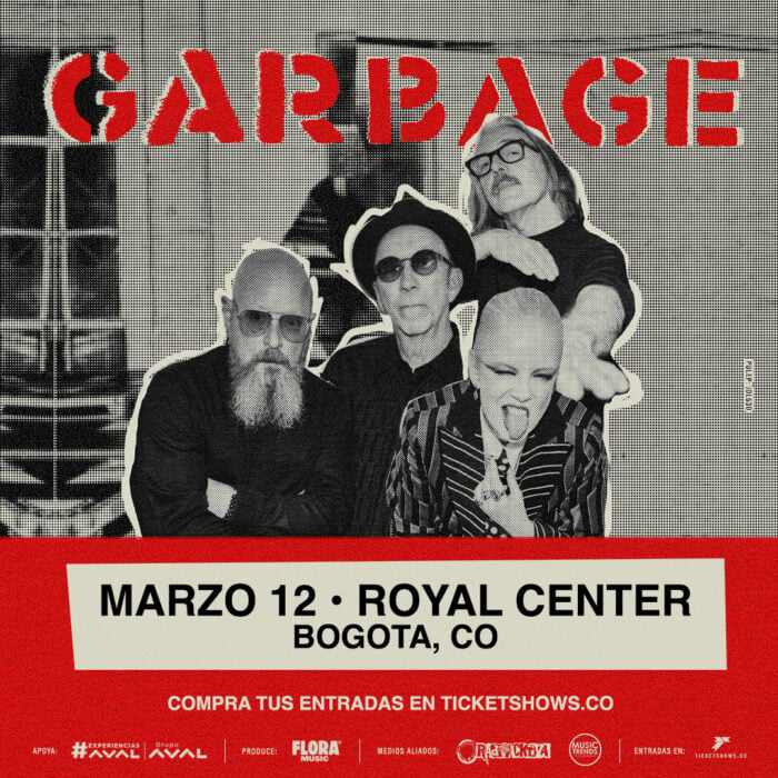  - Garbage, revolución del rock alternativo, regresa a Colombia