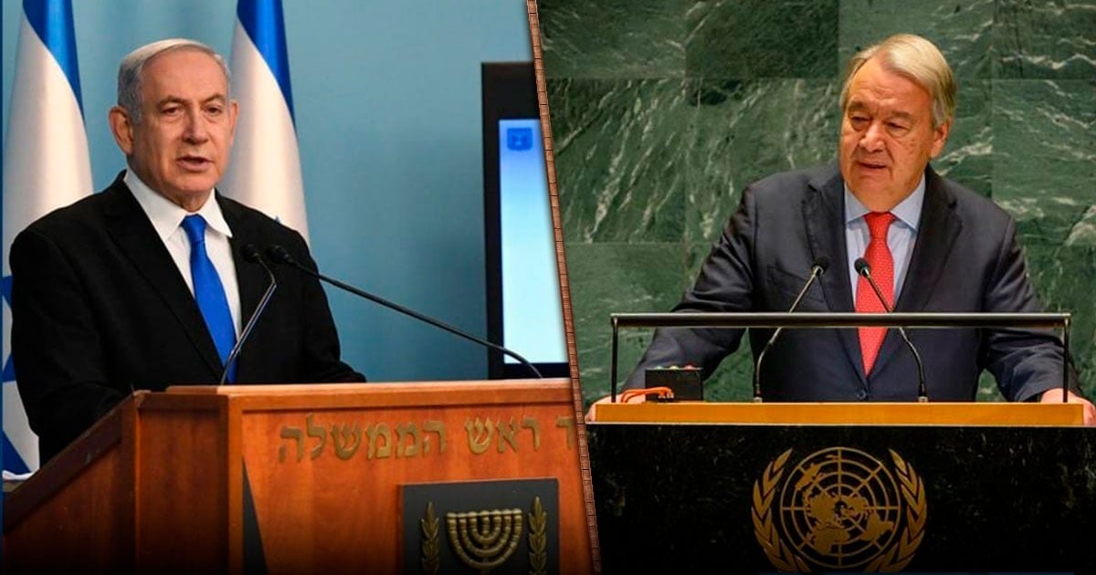 El portazo de Netanyahu al secretario general de la ONU por no condenar el ataque de Irán