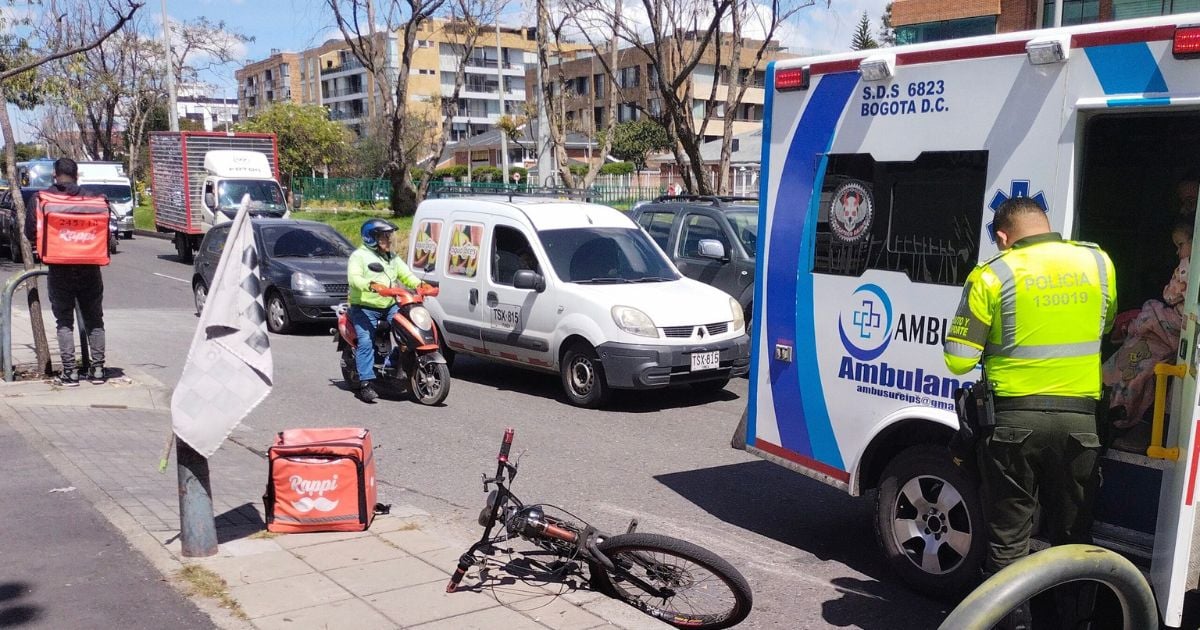 Ciclomotores de aplicaciones de domicilios: una amenaza constante en las vías de Bogotá