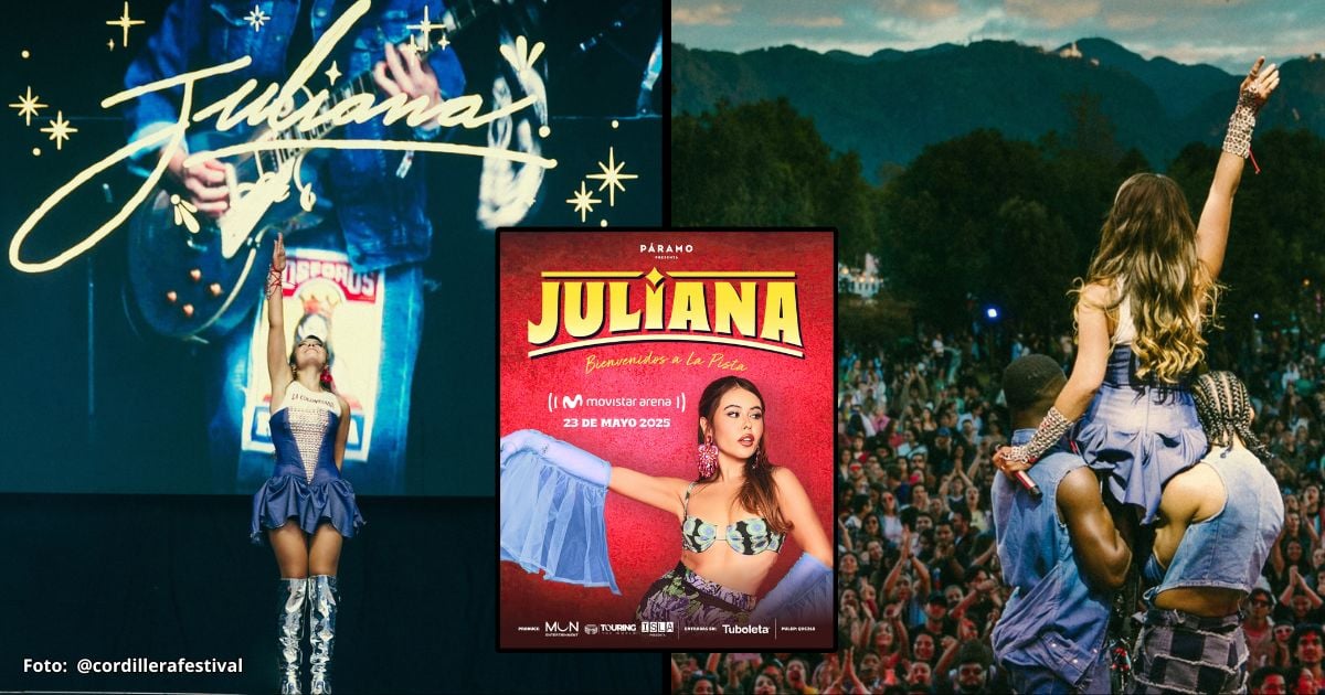 Se revelaron las fechas del esperado concierto de Juliana en el Movistar y así puede comprar las boletas