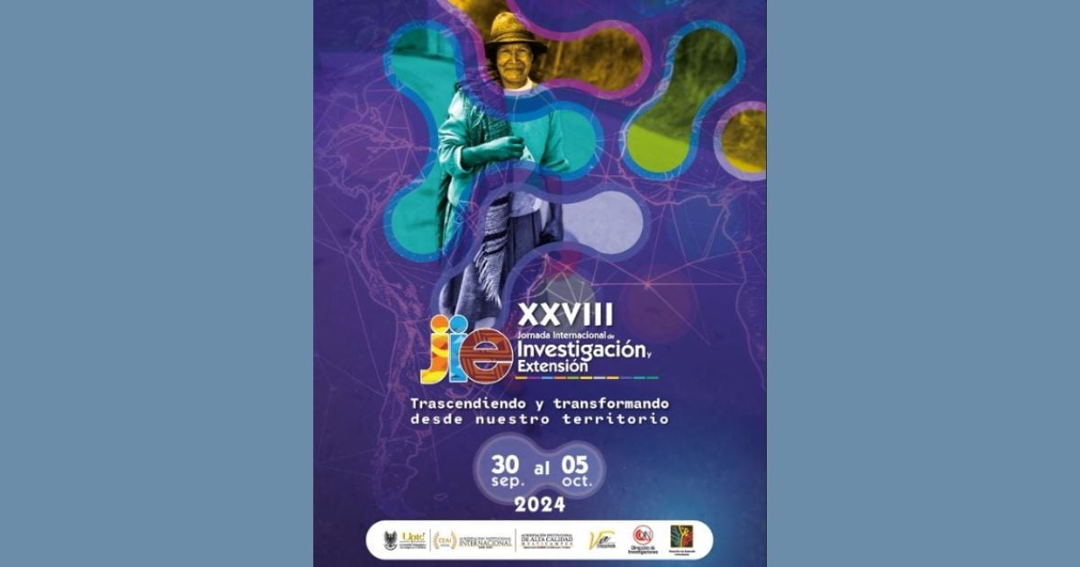 28° jornada de investigación y extensión de la Universidad Pedagógica y Tecnológica de Colombia