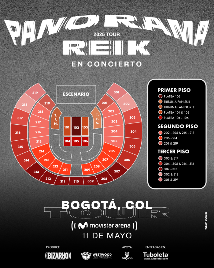  - ¡Reik regresa a Colombia en 2025 con su gira "Panorama Tour"! 