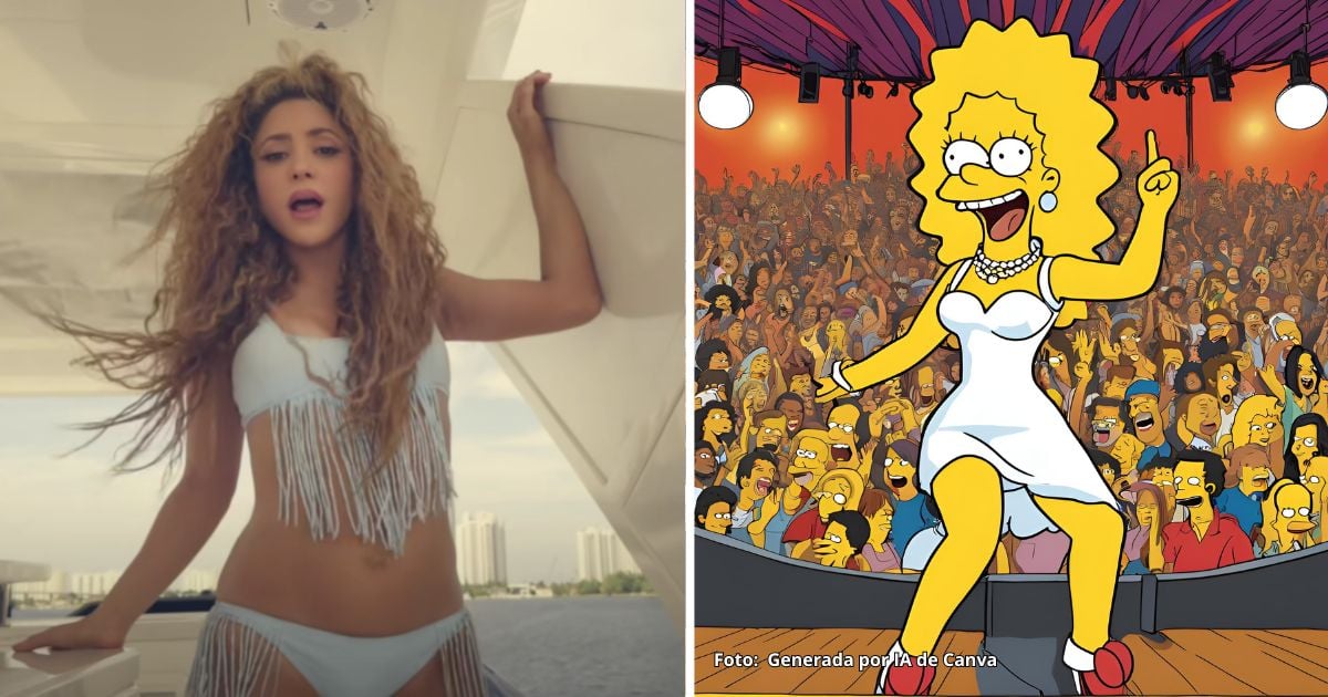 El homenaje que el video de 'Soltera' de Shakira le habría hecho a Los Simpson