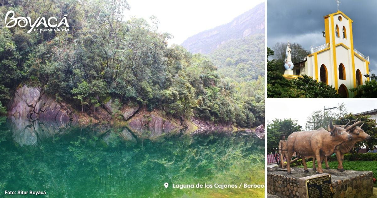 El desconocido pueblo de Boyacá que oculta lagunas de aguas cristalinas, paisajes montañosos y más