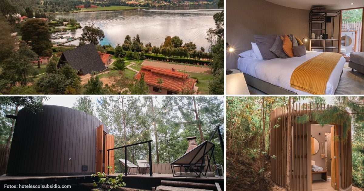 El lujoso glamping de Colsubsidio a las orillas de Lago Sochagota ideal para una escapada familiar