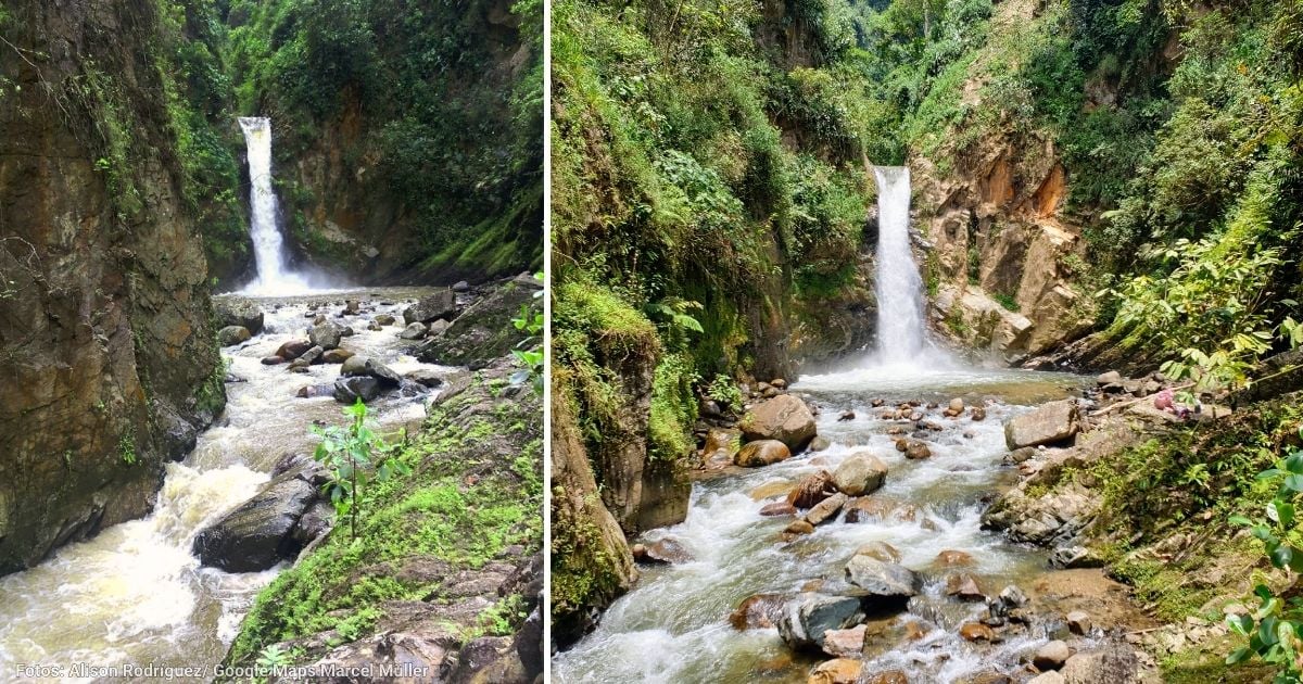 La imponente cascada de 20 metros en el Huila ideal para un chapuzón y disfrutar de la naturaleza