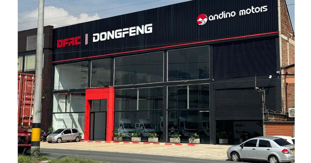 Esta es la nueva vitrina de DFAC Dongfeng ubicada en Itagüí junto a Andino Motors - DFAC Dongfeng dice presente en Antioquia con novedosa vitrina en alianza con Andino Motors