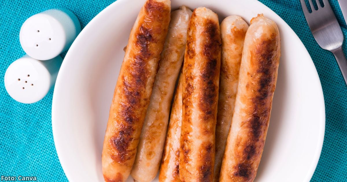 La receta para hacer sus propias salchichas en casa; son muy sanas y deliciosas