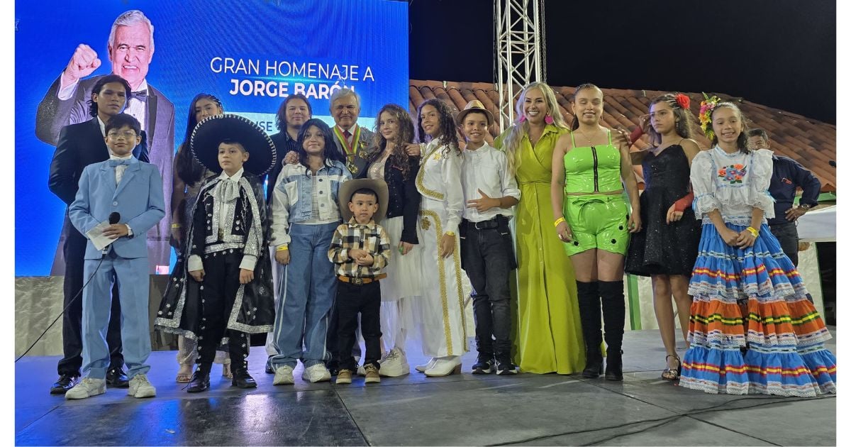 Jorge Barón recibe histórico homenaje como gran hijo del Tolima