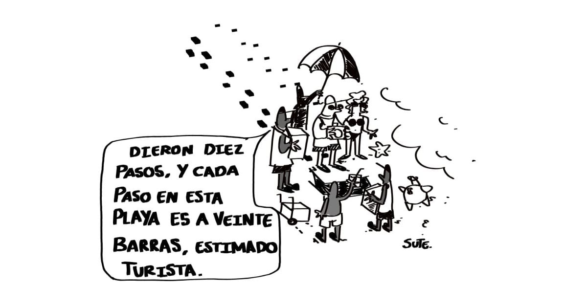 Caricatura: Turismo, abusos y libre mercado