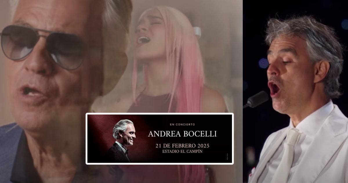 Las entradas para ver a Andrea Bocelli están disponibles y a estos precios; ¿cantará con La Bichota?