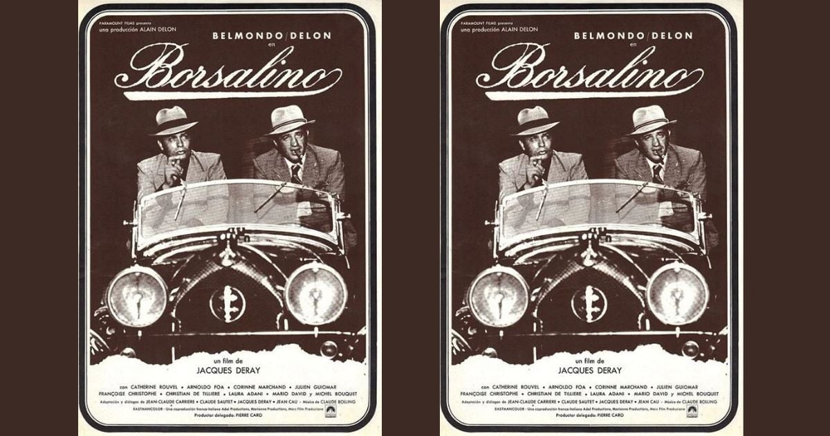 Borsalino (1970), de Jacques Deray - Gángsters petulantes/ostentosos como ciertos políticos cercanos