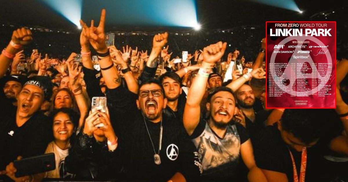 La gira que pondrá a Linkin Park de nuevo en un escenario colombiano; no demorará ni un año su regreso