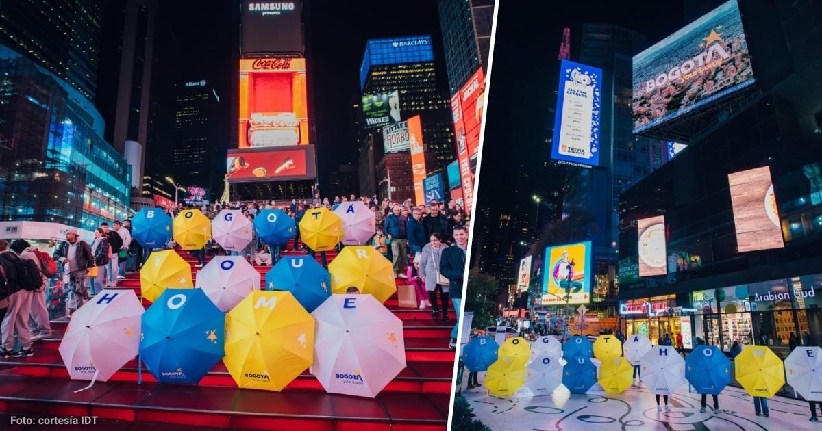 Nueva York y Times Square se vistieron de Bogotá con lo mejor de la capital; esta fue la razón