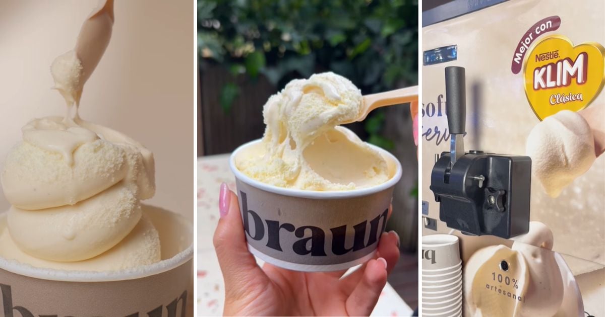 El lugar en Bogotá donde puede probar el rico helado de leche Klim; es grande y le cuesta $10 mil