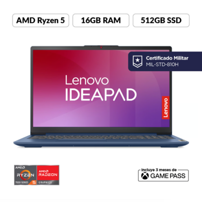 Lenovo Ideapad Slim 3 - El portátil que está a mitad de precio en Falabella: potente y listo para juegos de última generación