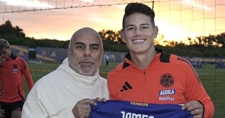 James Rodríguez Chicho Serna selección Colombia Boca Juniors - James Rodríguez: referente colombiano de Boca Juniors bajó los humos sobre su llegada; "está muy lejos"