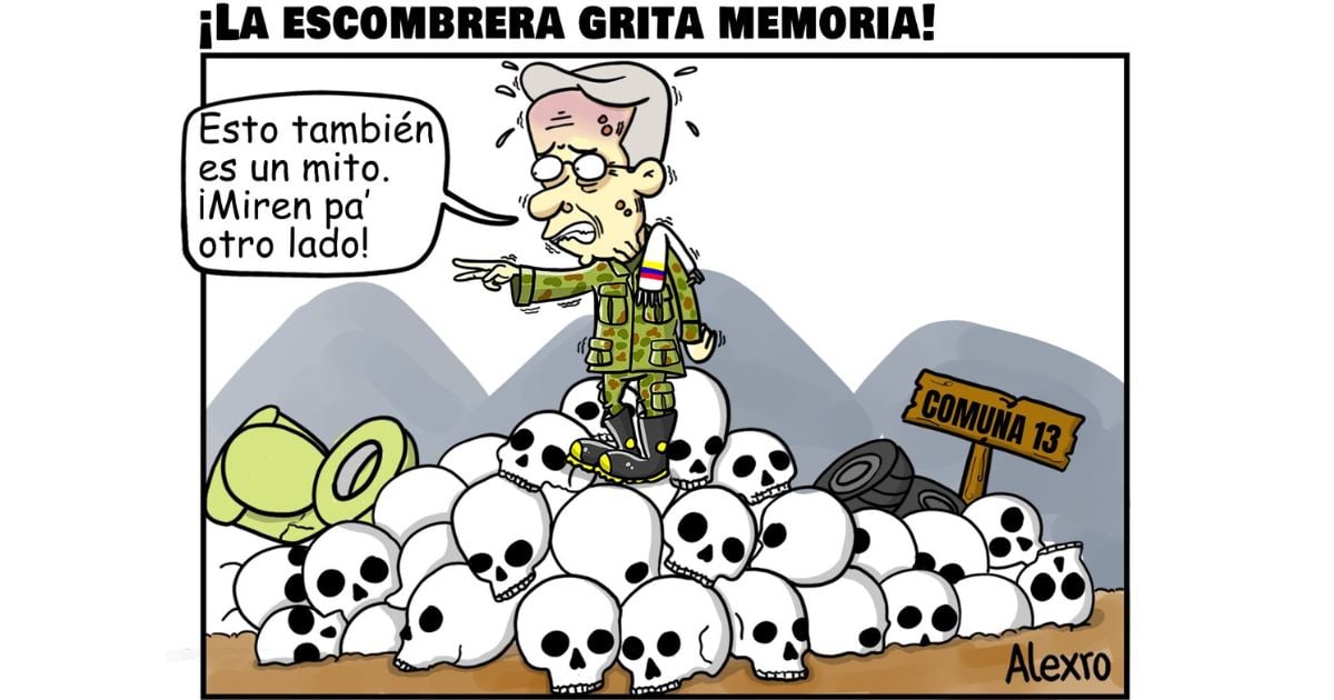 Caricatura: La Escombrera grita: 