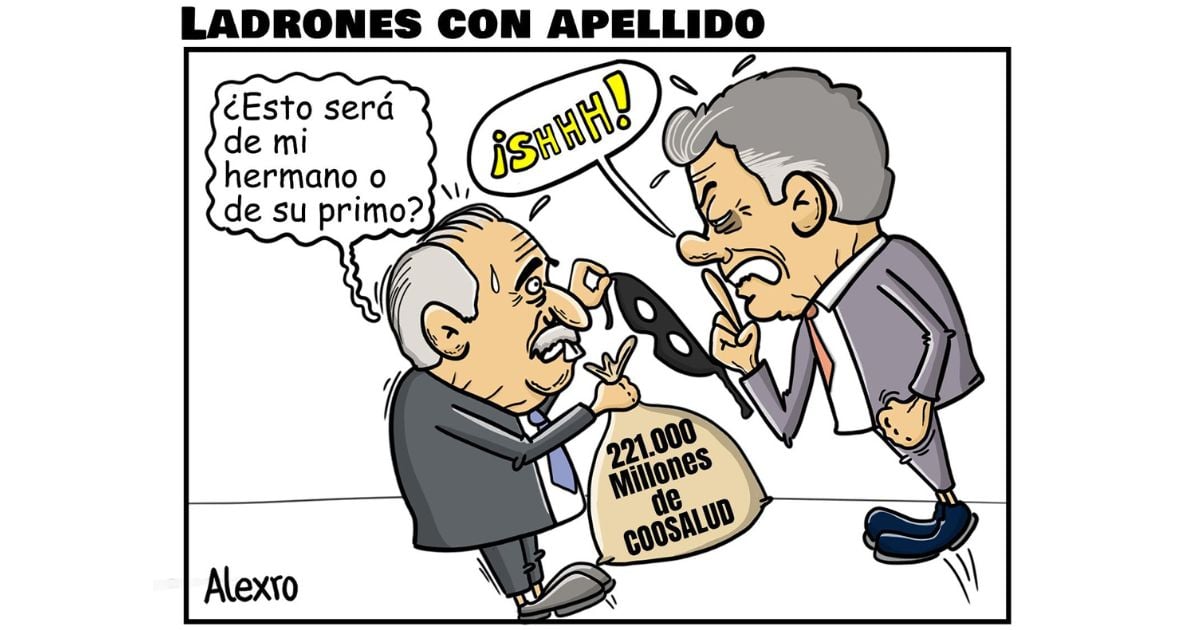 Caricatura: Ladrones con apellido