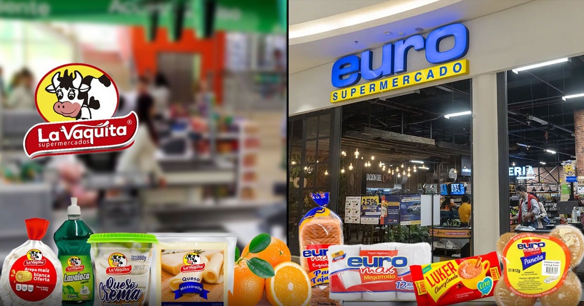 Ellos son los dueños de los supermercados La Vaquita y Euro que le compiten al Éxito y D1 en Medellín