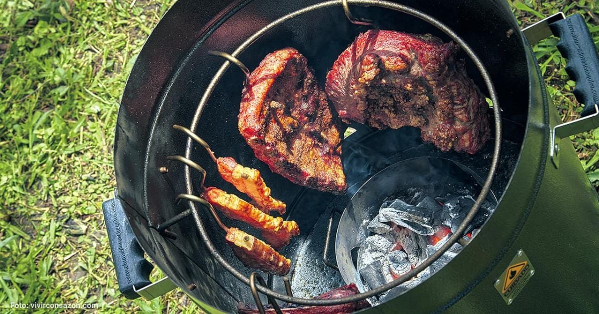 El barril asador del ara perfecto para su asado del 1° de enero