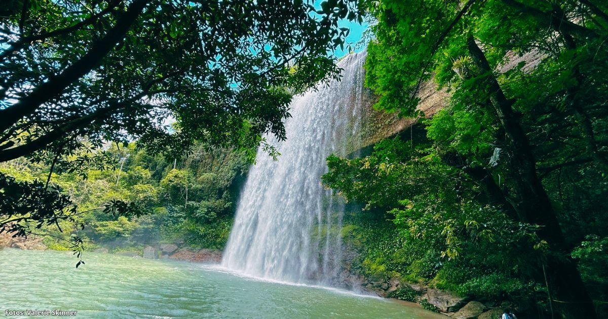 cascadas en mesetas - Dos cascadas en Mesetas, Meta, que lo harán sentir en el paraíso; sus aguas son multicolor