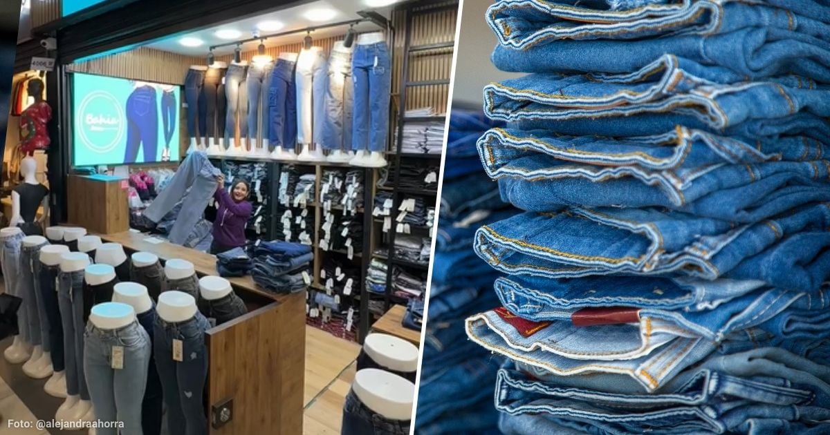 La fábrica de jeans en el centro de Bogotá para comprarlos por menos de $100 mil