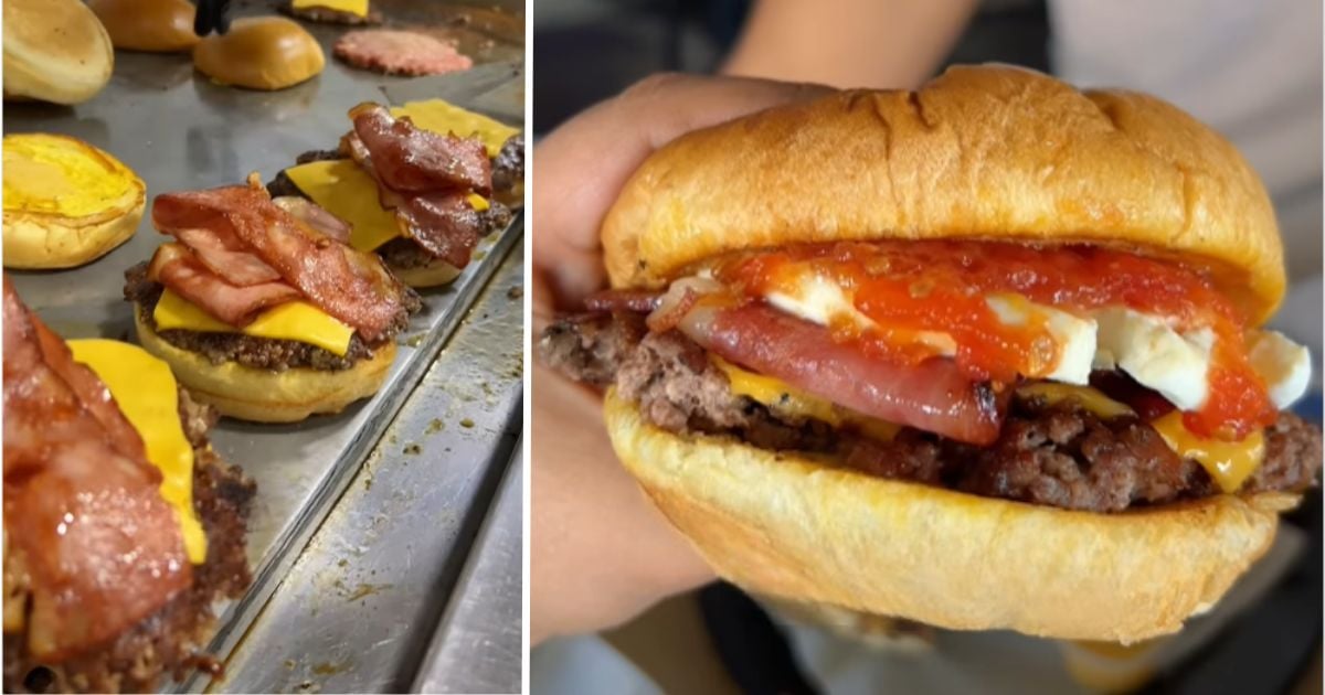 Dónde comprar hamburguesas con queso, tocineta y pura carne de res que solo cuestan $10 mil