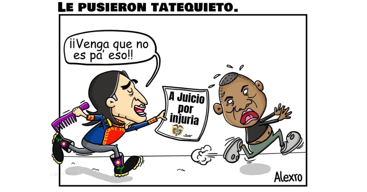 Caricatura: Le pusieron tatequieto