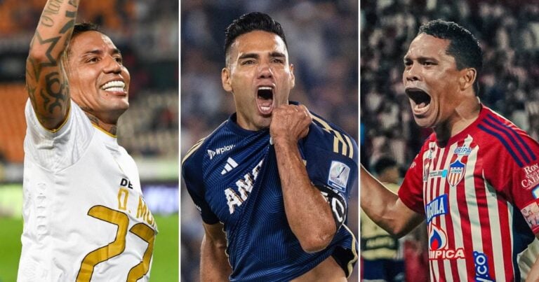 Máximo goleador colombiano Liga BetPlay - El ranking de las máximos goleadores colombianos de todos los tiempos; Falcao, Dayro y Bacca, en la lucha