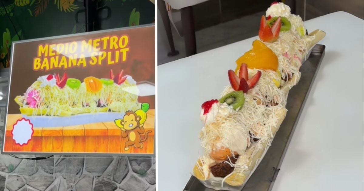 Esta es la frutería al sur de Bogotá donde puede comer medio metro de banana Split; vale $25 mil