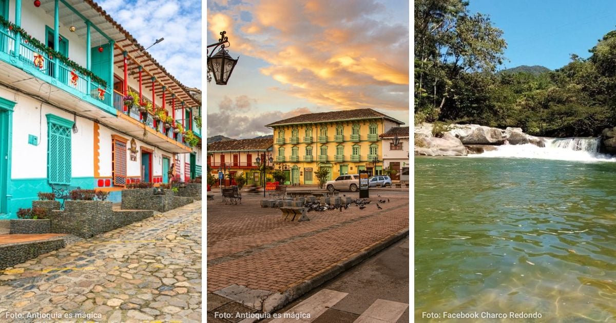 Tres pueblitos cerca de Medellín para visitar en vacaciones, tienen todo el encanto paisa