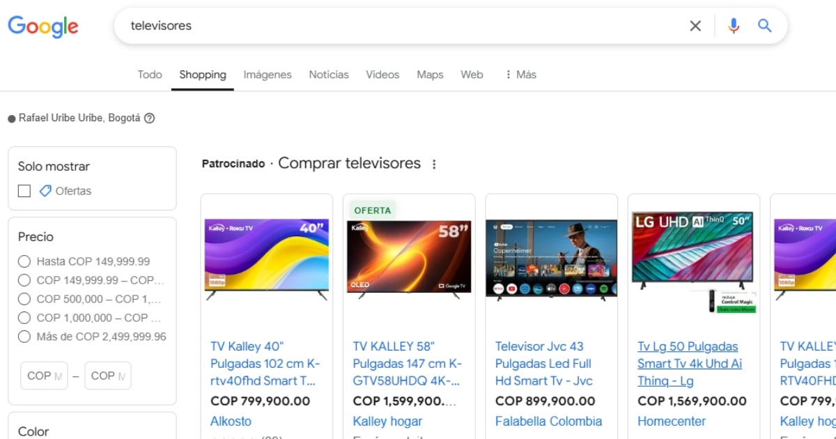 La opción secreta de Google para encontrar televisores y otras cosas a mucho menos de la mitad