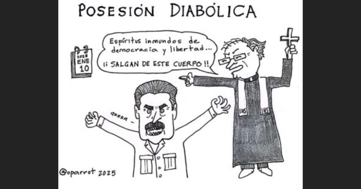 Caricatura: Posesión diabólica