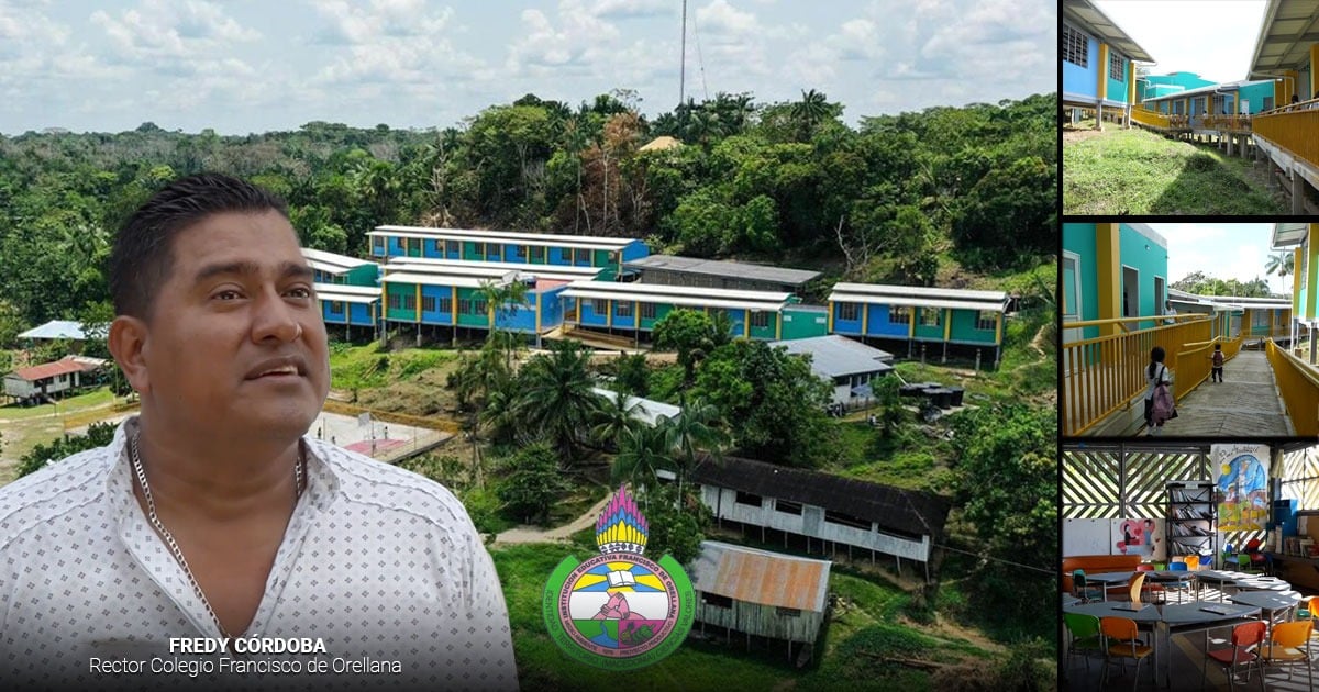 El arduo camino del colegio Francisco Orellana en medio de la selva para ser el mejor del Amazonas