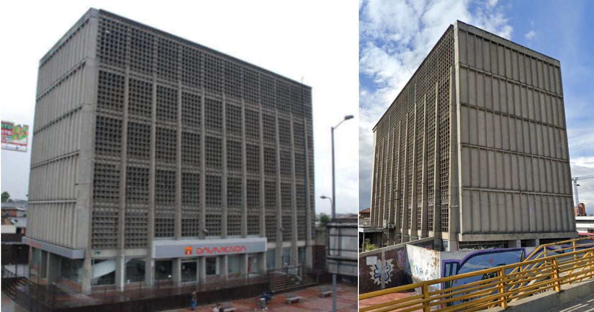 El extraño edificio de Davivienda que se ha ganado el título del más feo de Bogotá ¿Para qué servía?