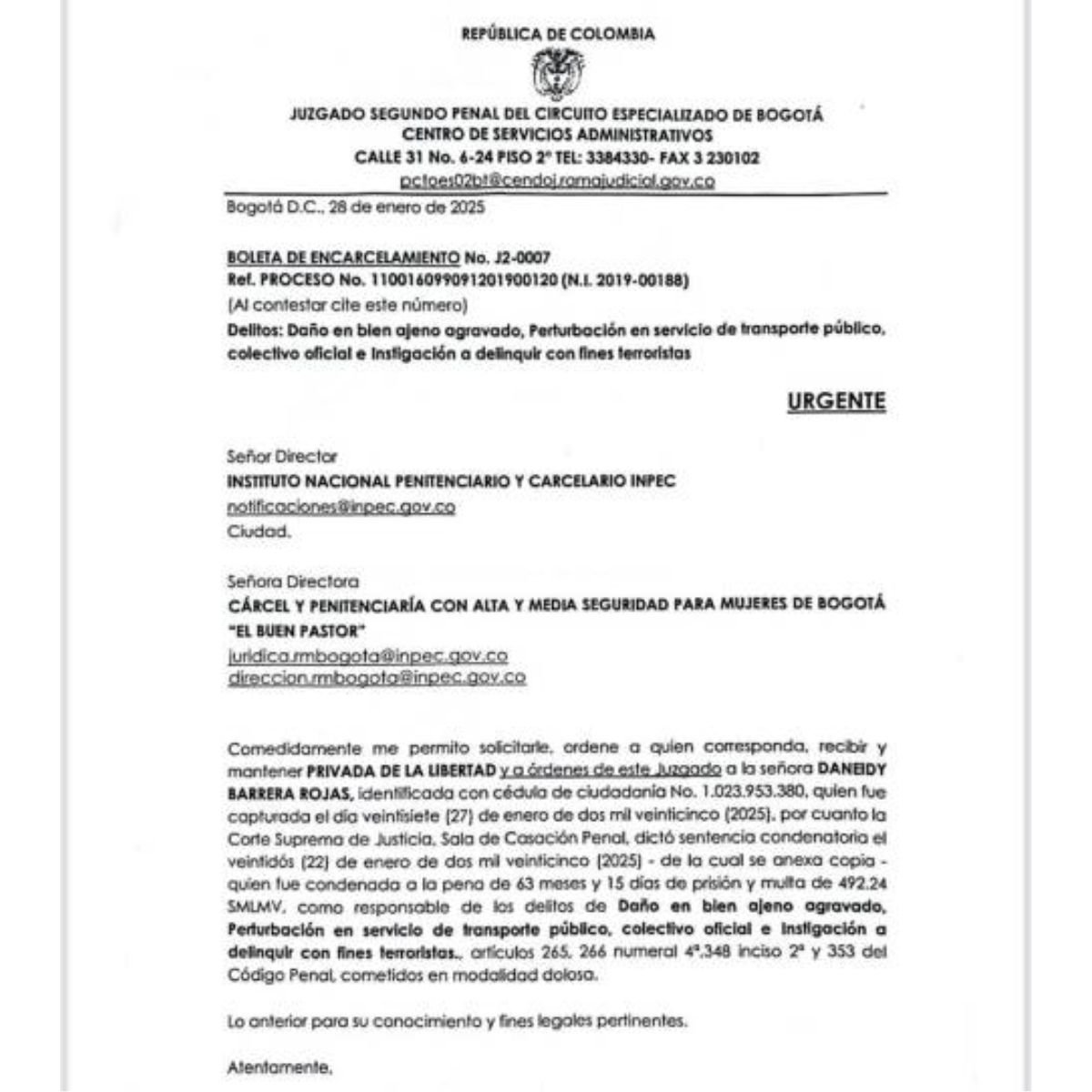 El Buen Pastor, la cárcel donde Epa Colombia pasará su condena - Esta será la cárcel en la que Epa Colombia pagará su condena; no le irá tan mal