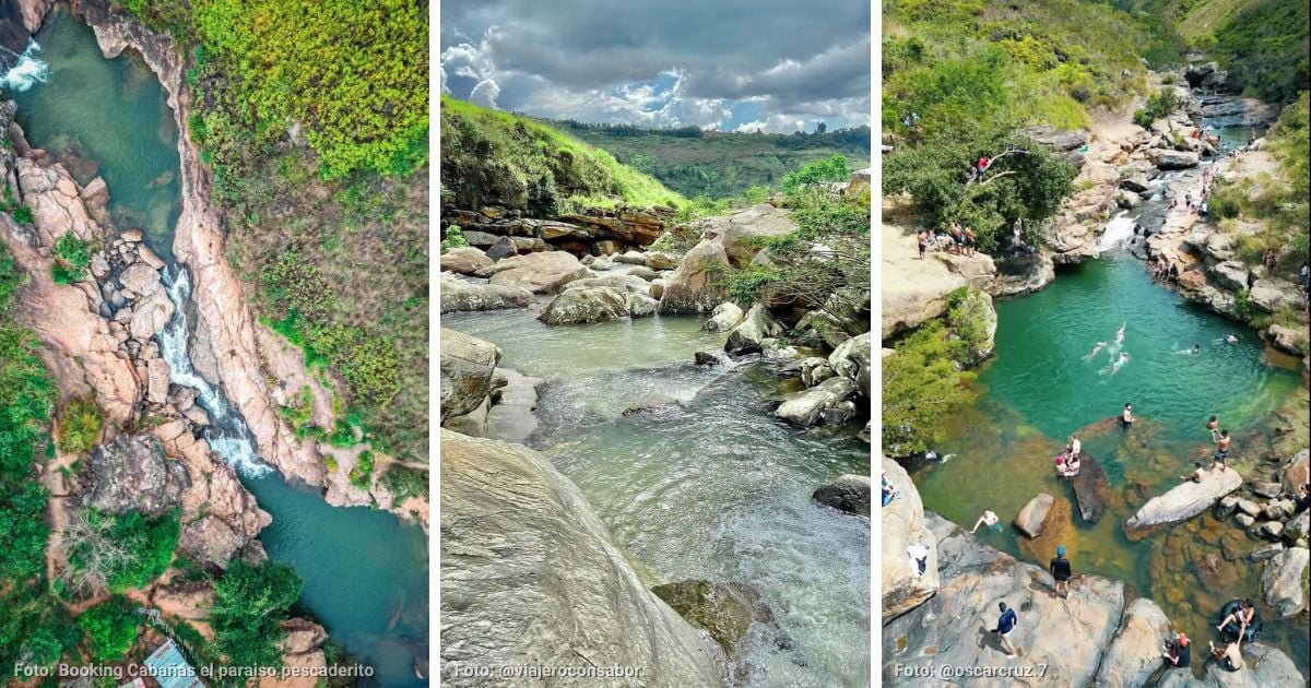 El balneario de 7 pozos y aguas cristalinas en Santander perfecto para refrescarse del calor