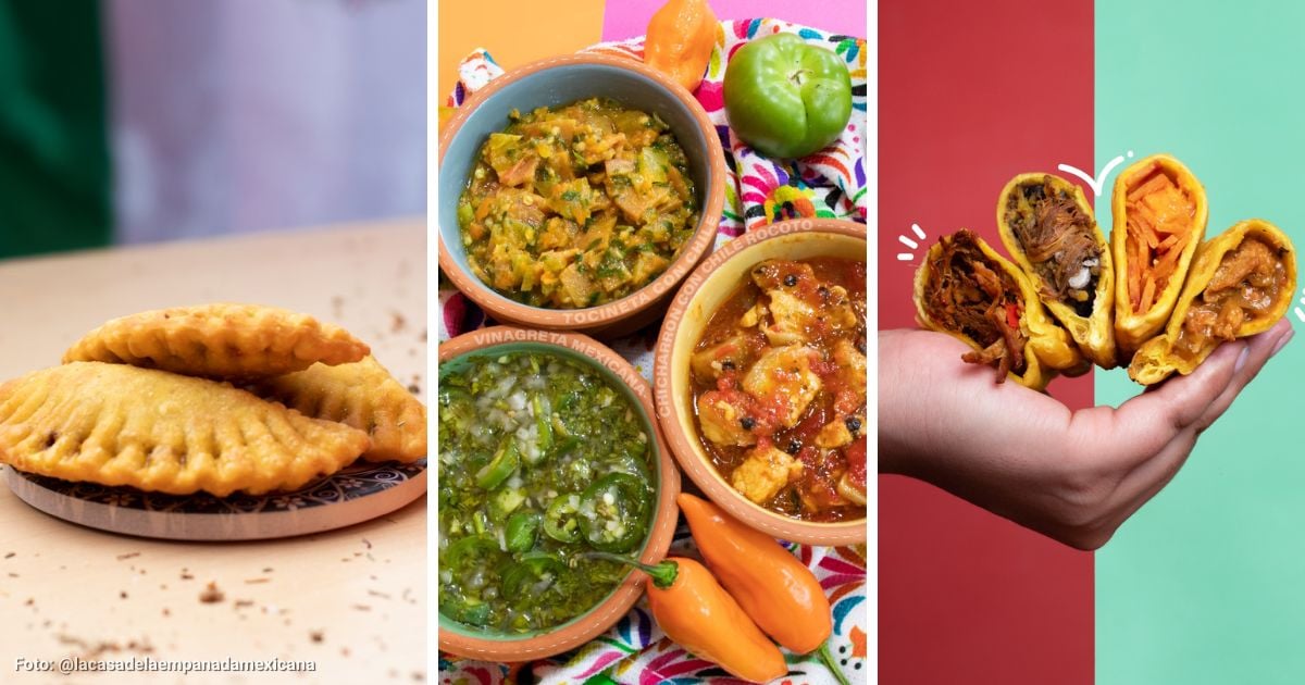 El lugar en Bogotá para disfrutar de empanadas rellenas de sabores mexicanos; birria, al pastor y más