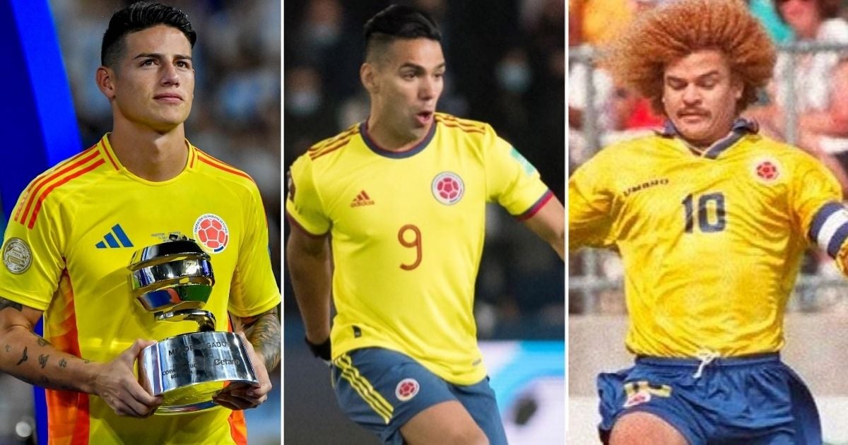 Los 3 mejores jugadores en la historia de Colombia, según la IA; un goleador fue borrado